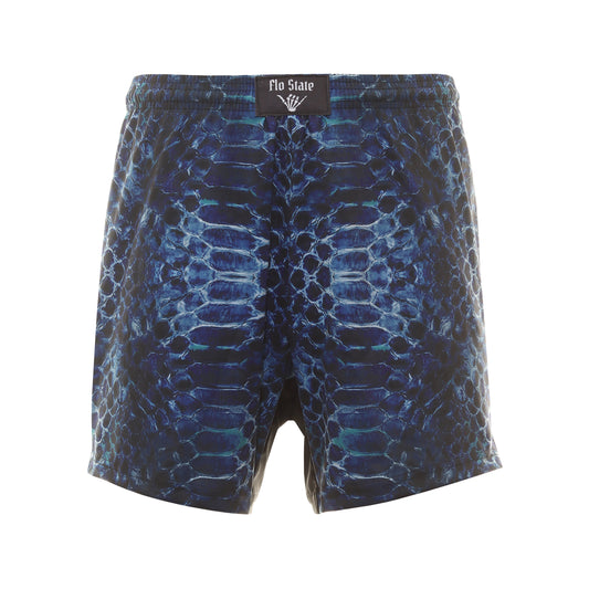 Blue Snakeskin Jiu Jitsu No Gi & Grappling Shorts
