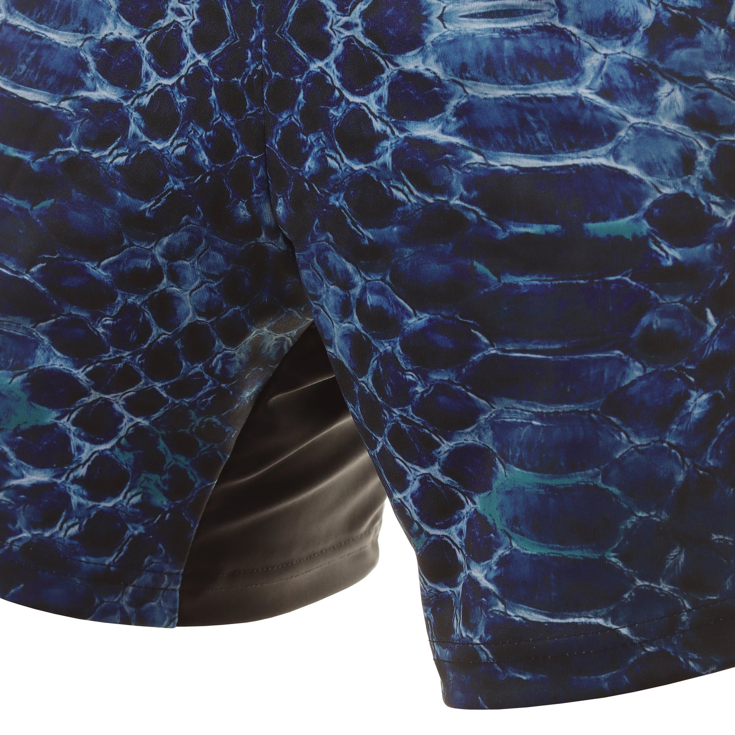 Blue Snakeskin Jiu Jitsu No Gi & Grappling Shorts