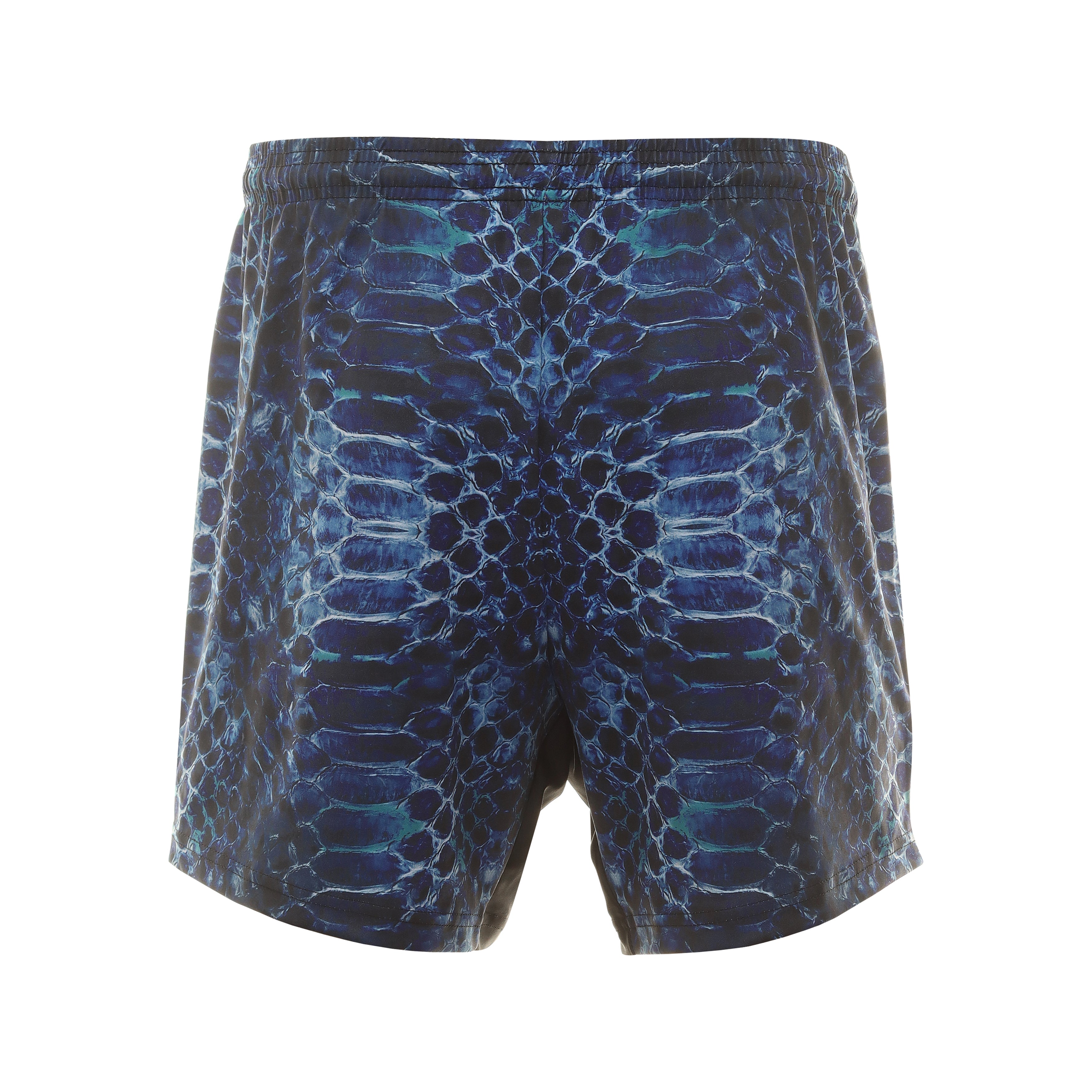 Blue 2025 snakeskin shorts